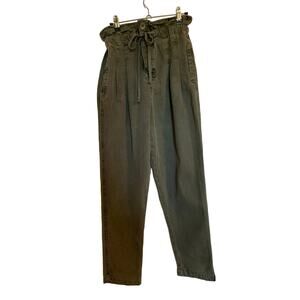 Free People XS Green Margate Pleated Women's Trouser